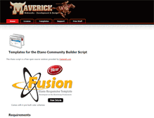 Tablet Screenshot of maverickwebworks.com
